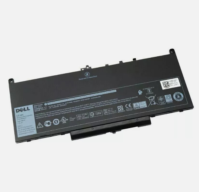 55Wh Genuine J60J5 Laptop Battery For Dell Latitude E7270 E7470 P26S001 P61G001