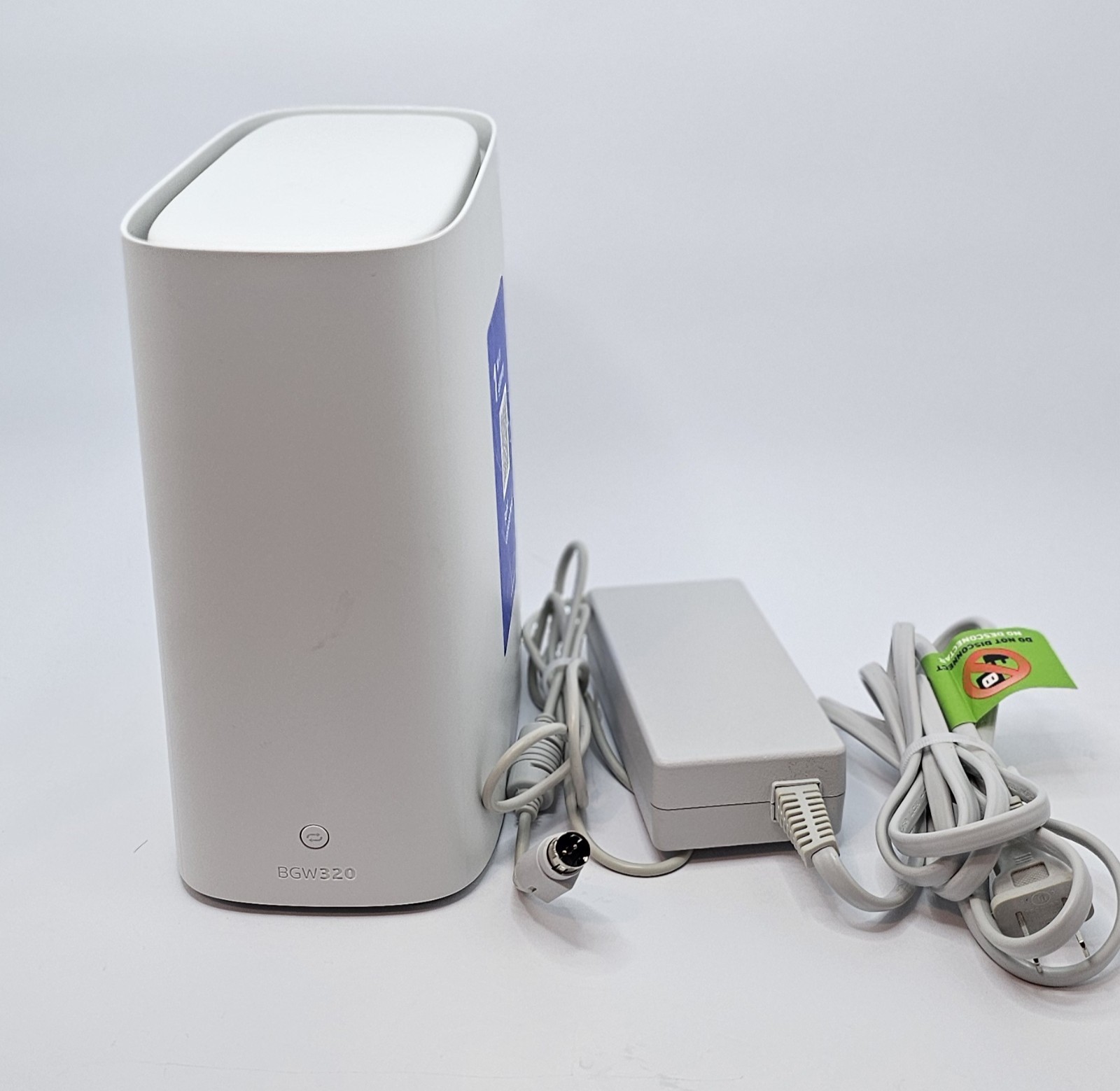 AT&T Broadband Fiber Gateway BGW320-505 WiFi Modem Router- Power Cords-Untested 