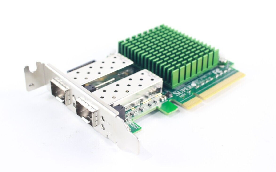 Supermicro AOC-STGN-I2S 2 Port 10G SFP+ PCI-E Low Profile Network Adapter (AMX)