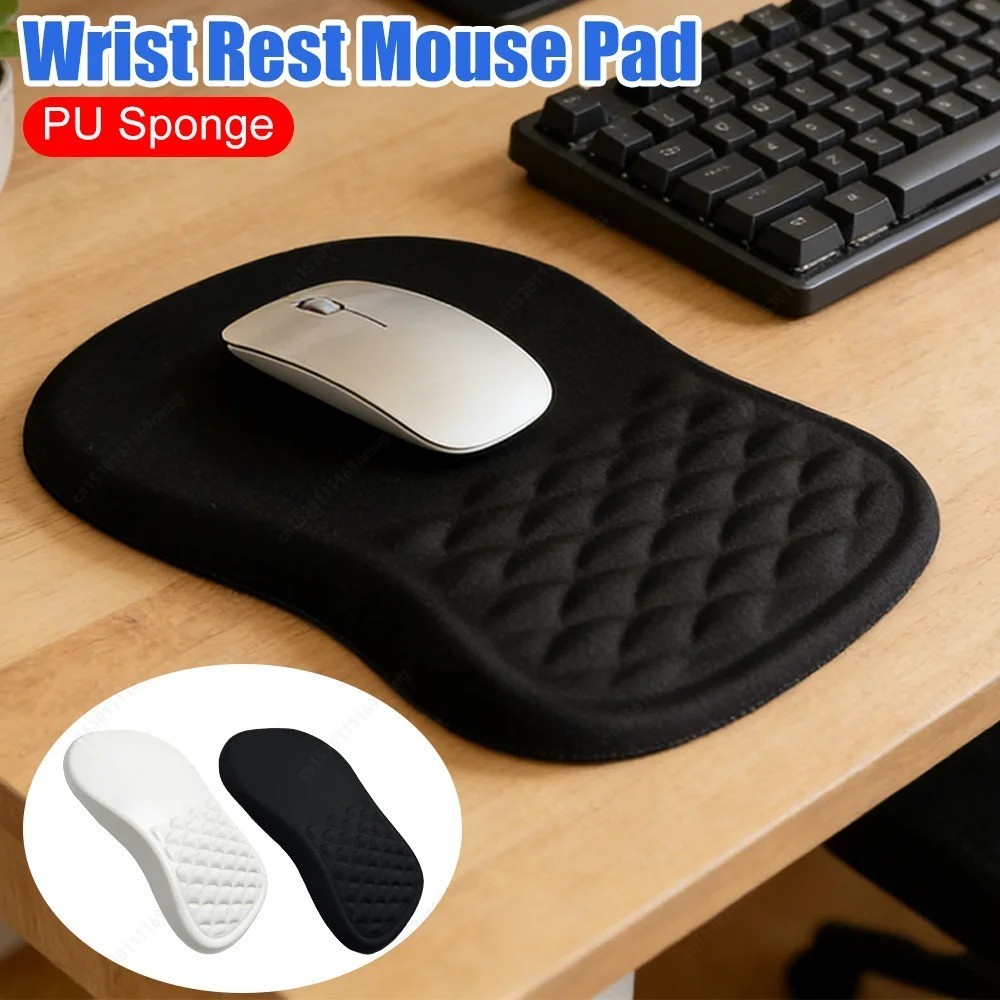 Ergonomic Mouse Pad with Wrist Support, Wrist Rest Mousepads for Carpal Tunnel P