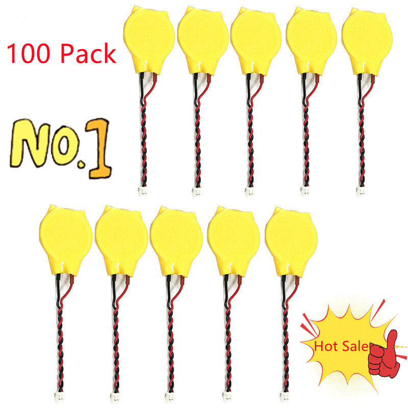 10X Two Pin Bios Cmos Battery Lenovo Acer HP Dell Asus Toshiba IBM Laptop CR2032