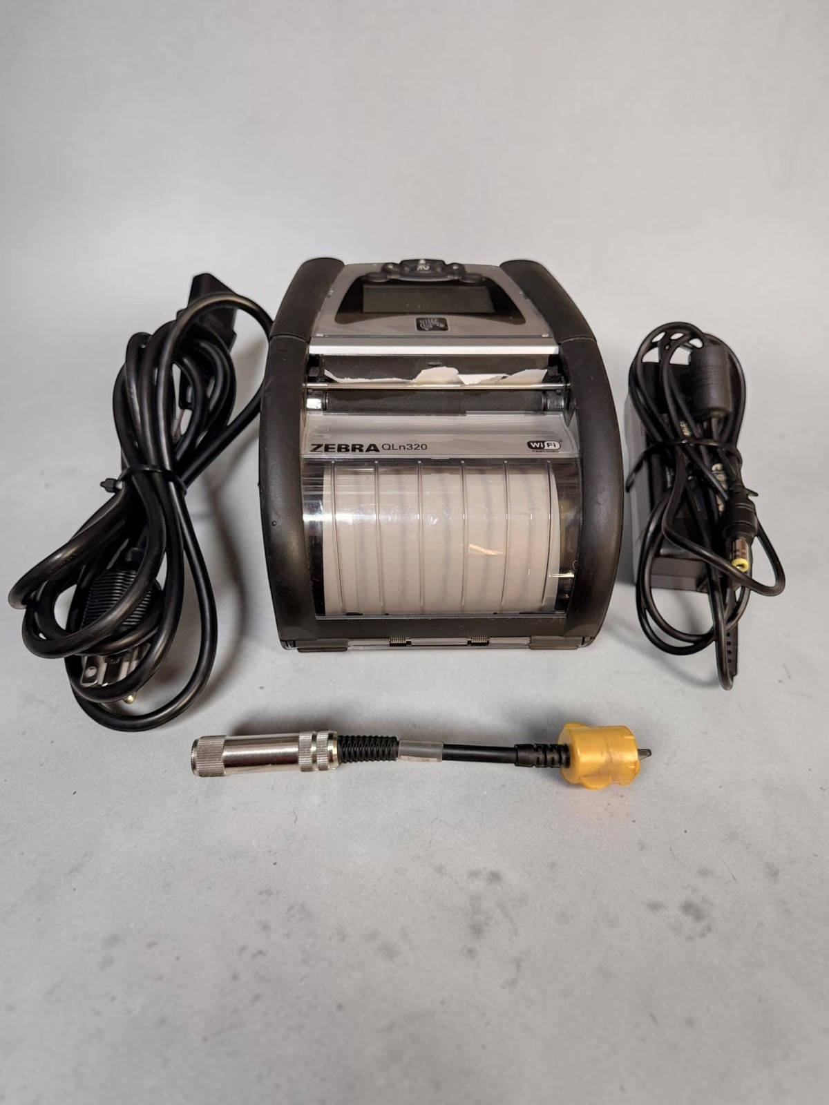 ZEBRA QLN320 QN3-AUN10E01-W1 PORTABLE LABEL MOBILE THERMAL PRINTER W/BATT