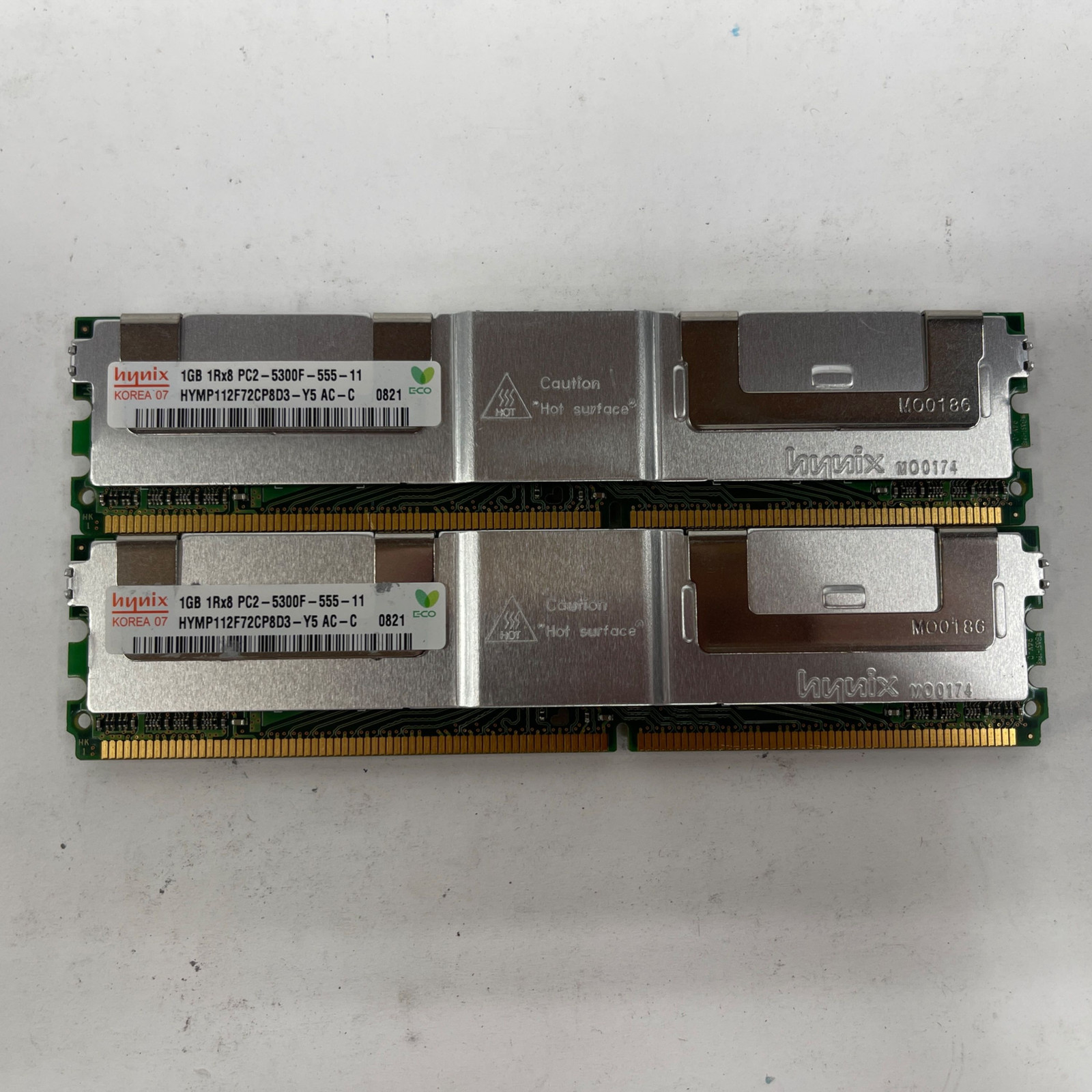 Hynix 2GB (2x1GB) PC2-5300F DDR2-667 Fully Buffered FBDIMM Server RAM *READ*