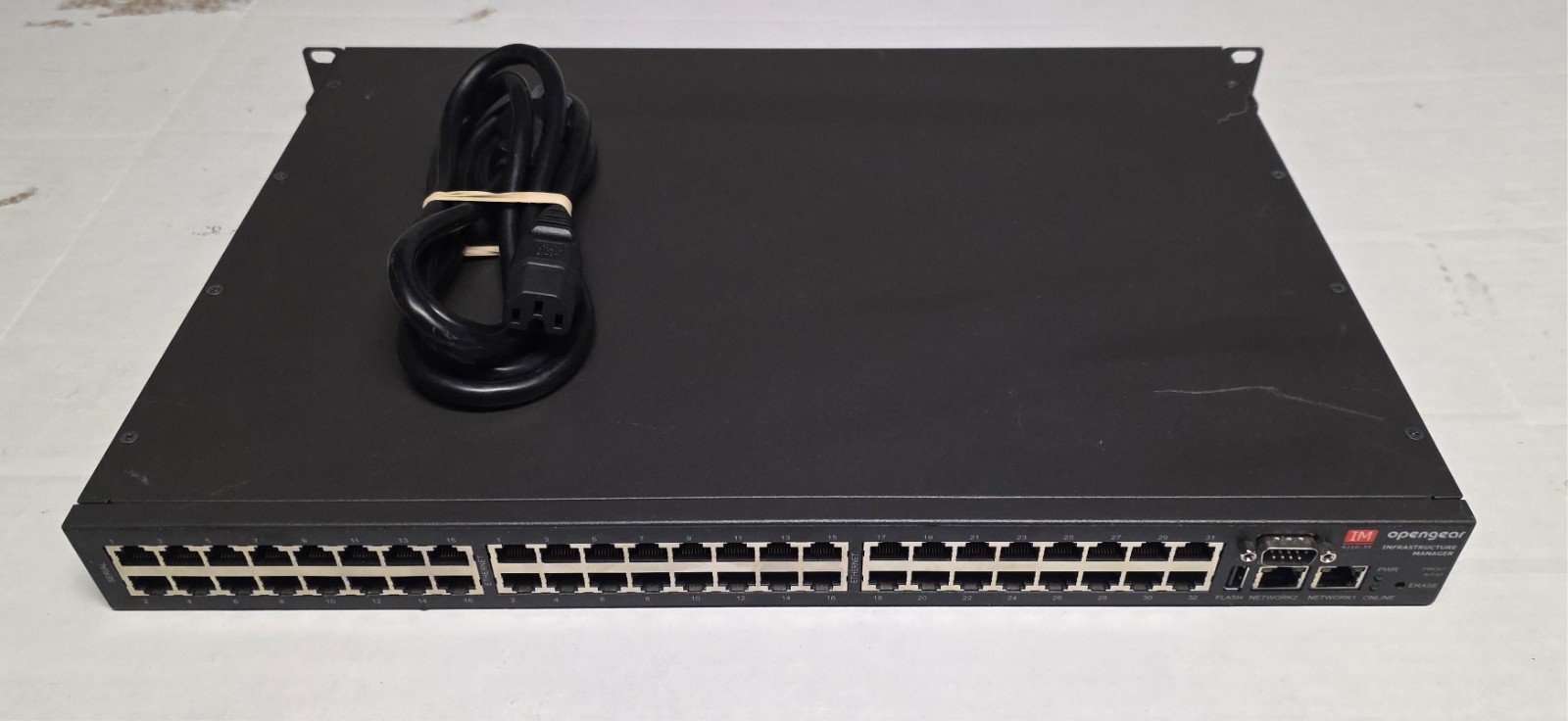 Opengear IM4216-34-DAC-X2-G 16-Port Console Server Terminal w/ 32-Port Switch