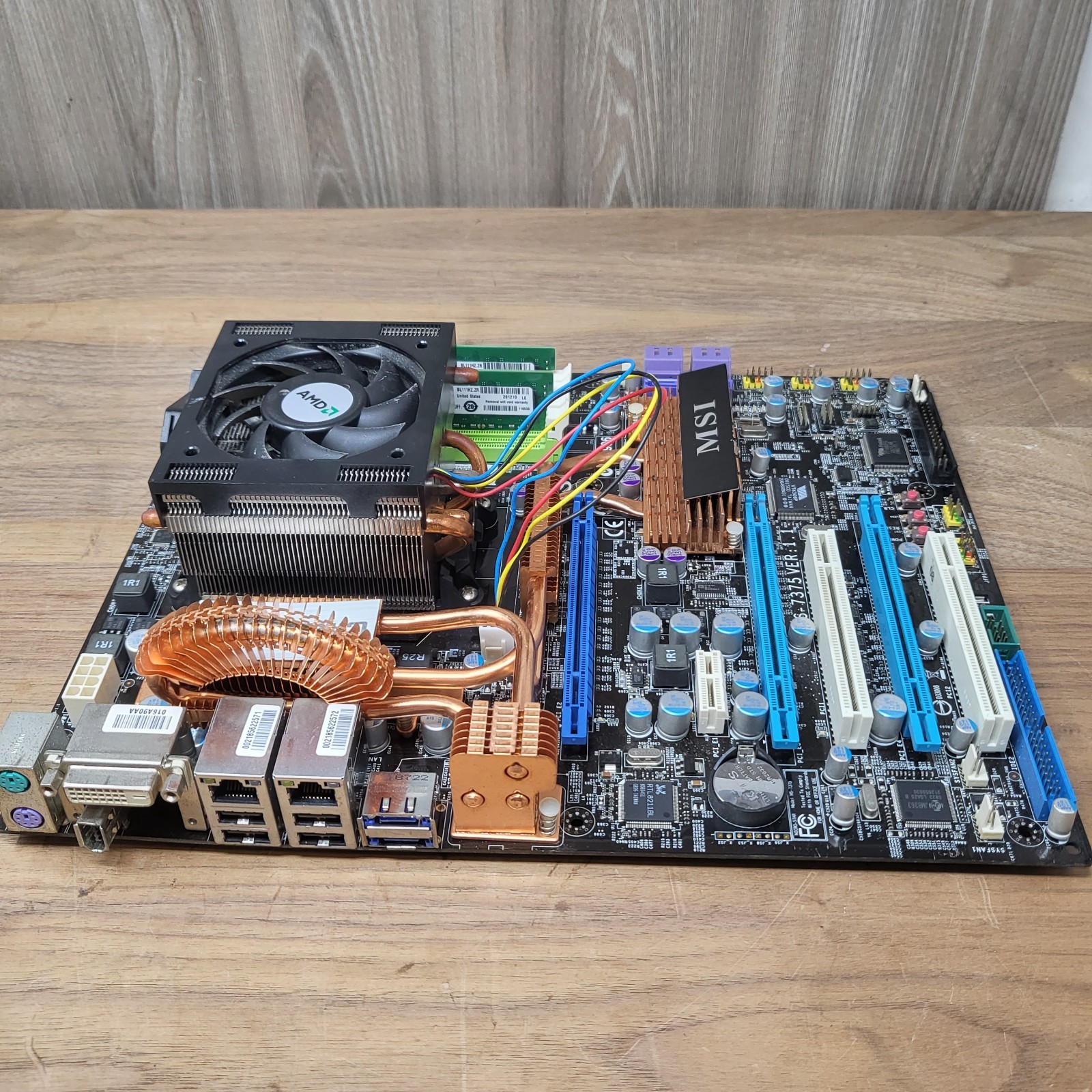 MSI K9N2 Diamond AM2 Motherboard AMD Phenom II X4 940 4GB DDR2 CPU RAM Combo