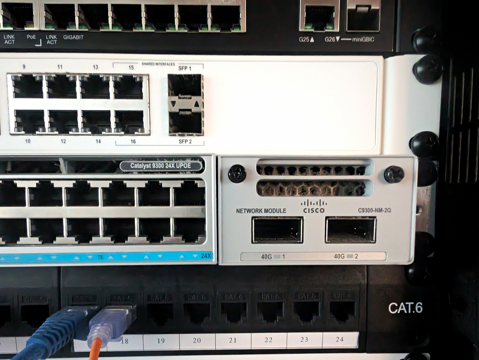 Cisco Catalyst 9300 24X UPOE 24-Port L3 Managed 10GbE RJ-45 w/ C9300-NM-2Q