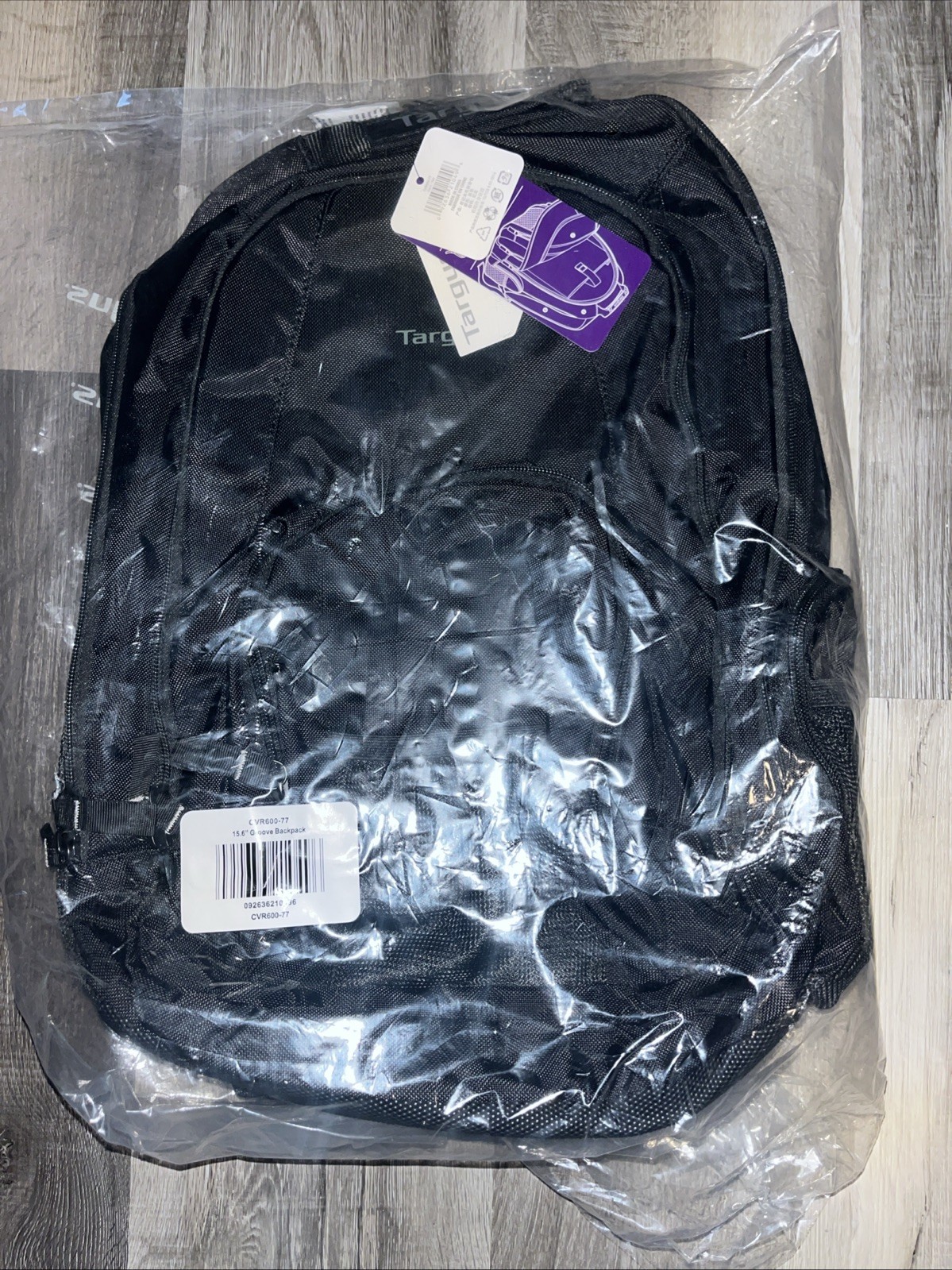 Targus Groove Laptop Backpack For 15.6" Laptop TG-CVR600 - 77 Black