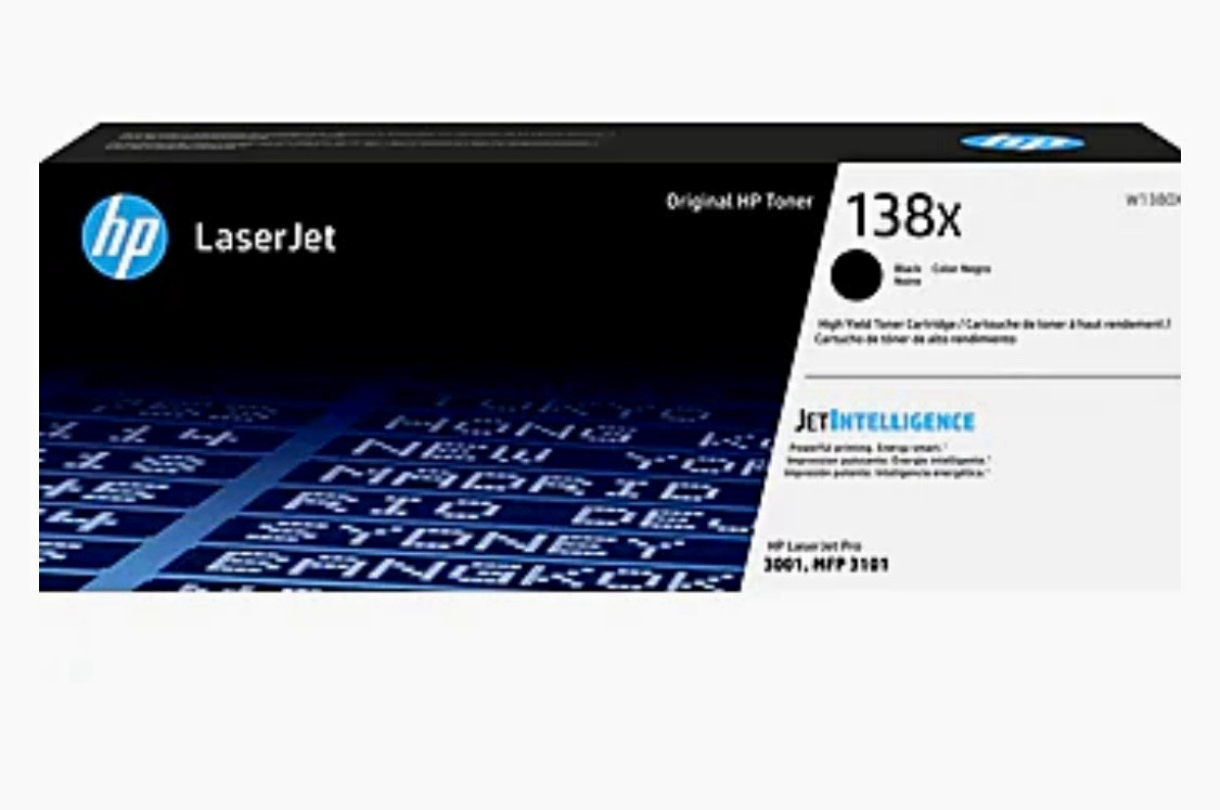 HP 138X W1380X Genuine Original Laser Black High Yield Toner Cartridge