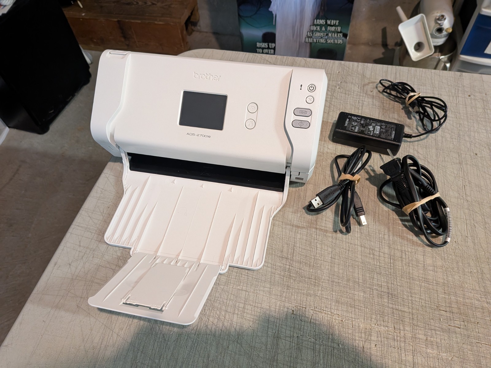 Brother ADS-2700W SCANNER-WORKING-WITH POWER ADAPTER AND USB Super Clean