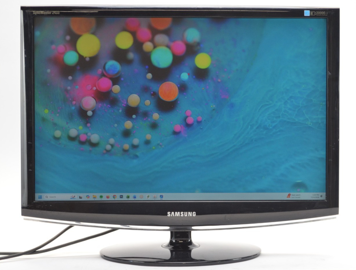 Samsung SyncMaster 2433BW 24" 1920x1200 LCD Monitor DVI VGA