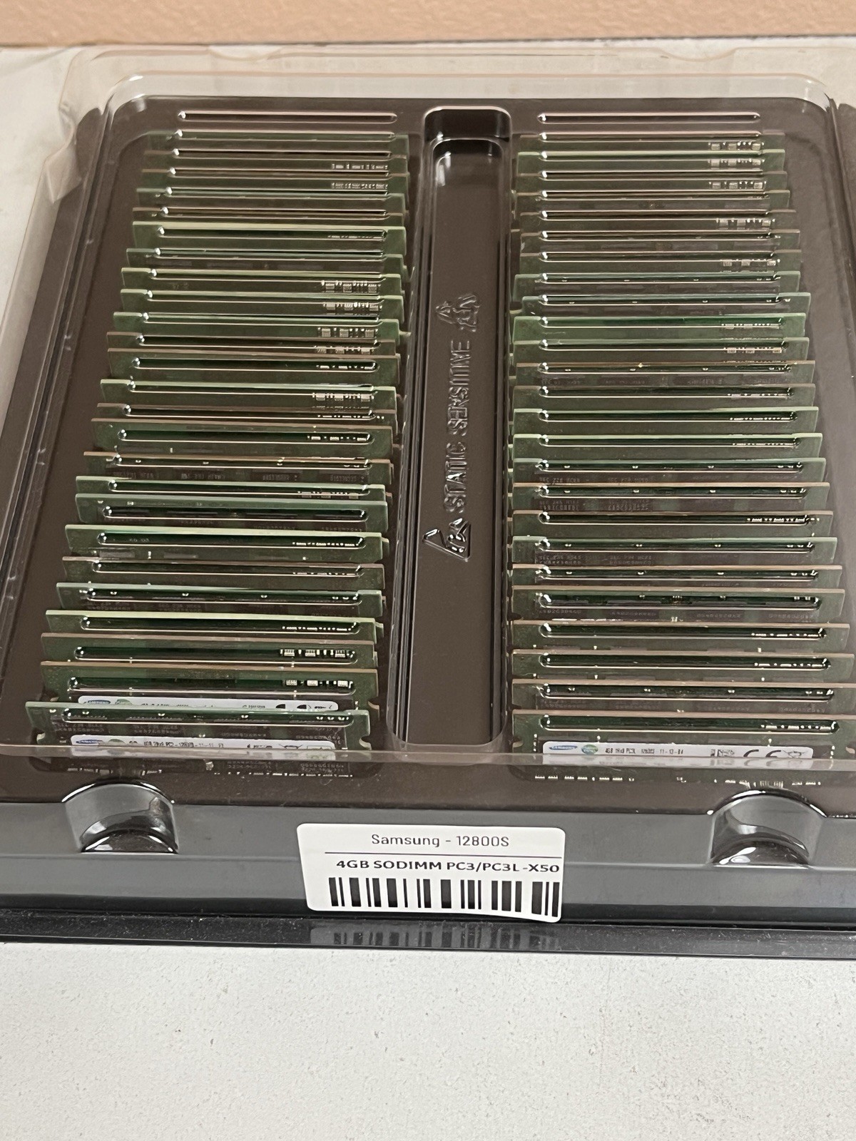 Lot of 50 Samsung 4GB DDR3 DDR3L Laptop RAM SODIMM PC3L-12800S 1600MHz 200GB