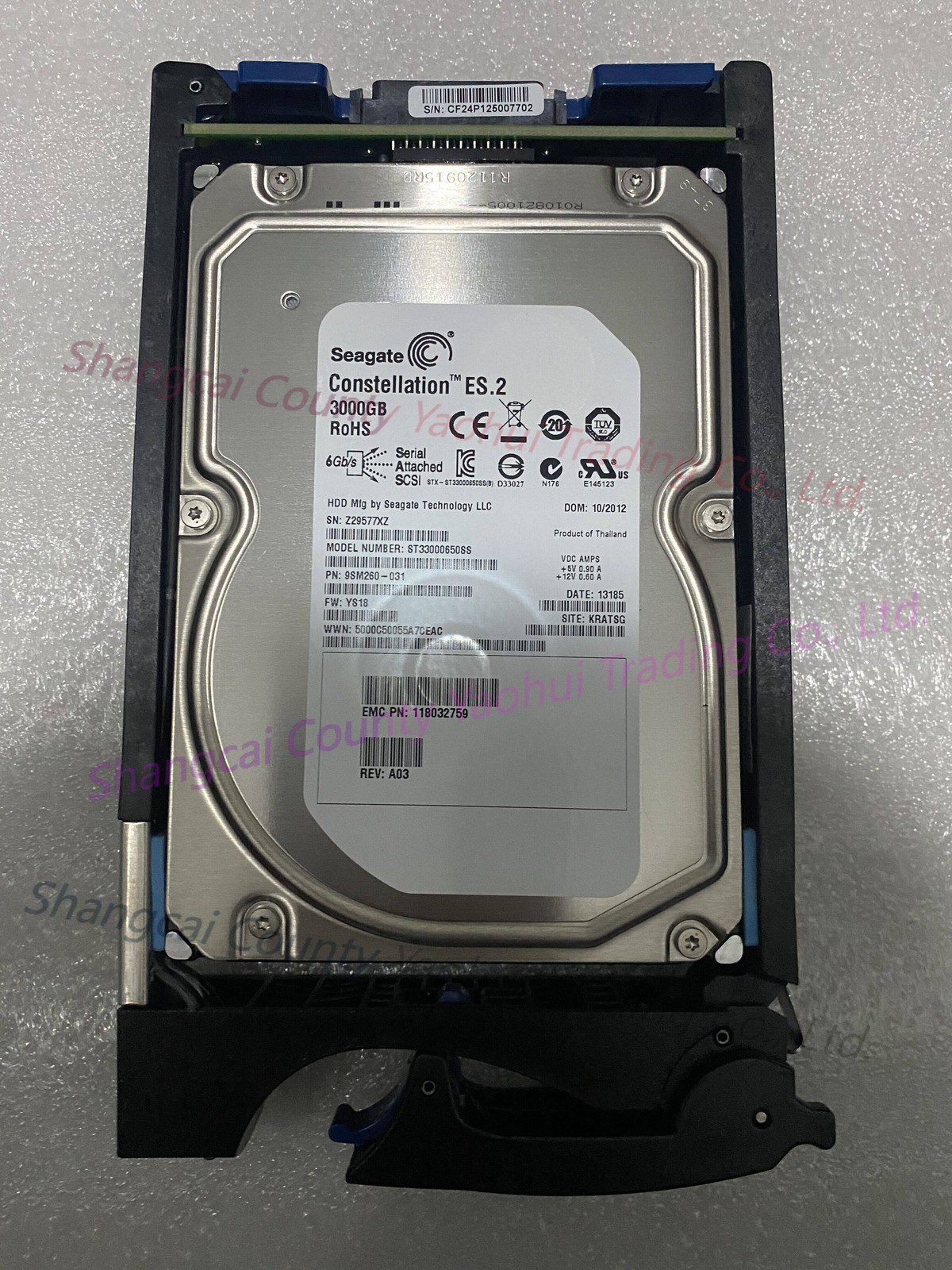For EMC 005049280 005049943 005049453 3TB SAS VNX5300 VNX5500