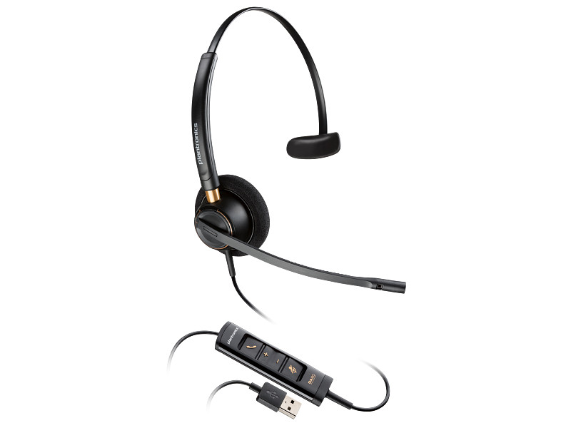HP POLY ENCOREPRO EP515 MS MONO CORDED HEADSET USB-A & C