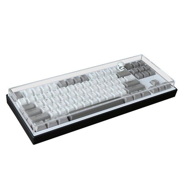 Acrylic Keyboard Dust Cover,75 Keys Transparent Mechanical Keyboard Protective C