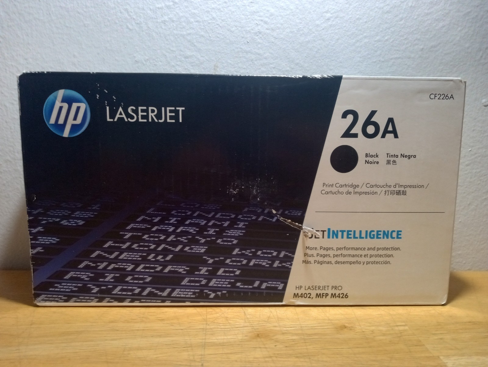 HP 26A Black LaserJet Print Cartridge CF226A for M402 MFP M426