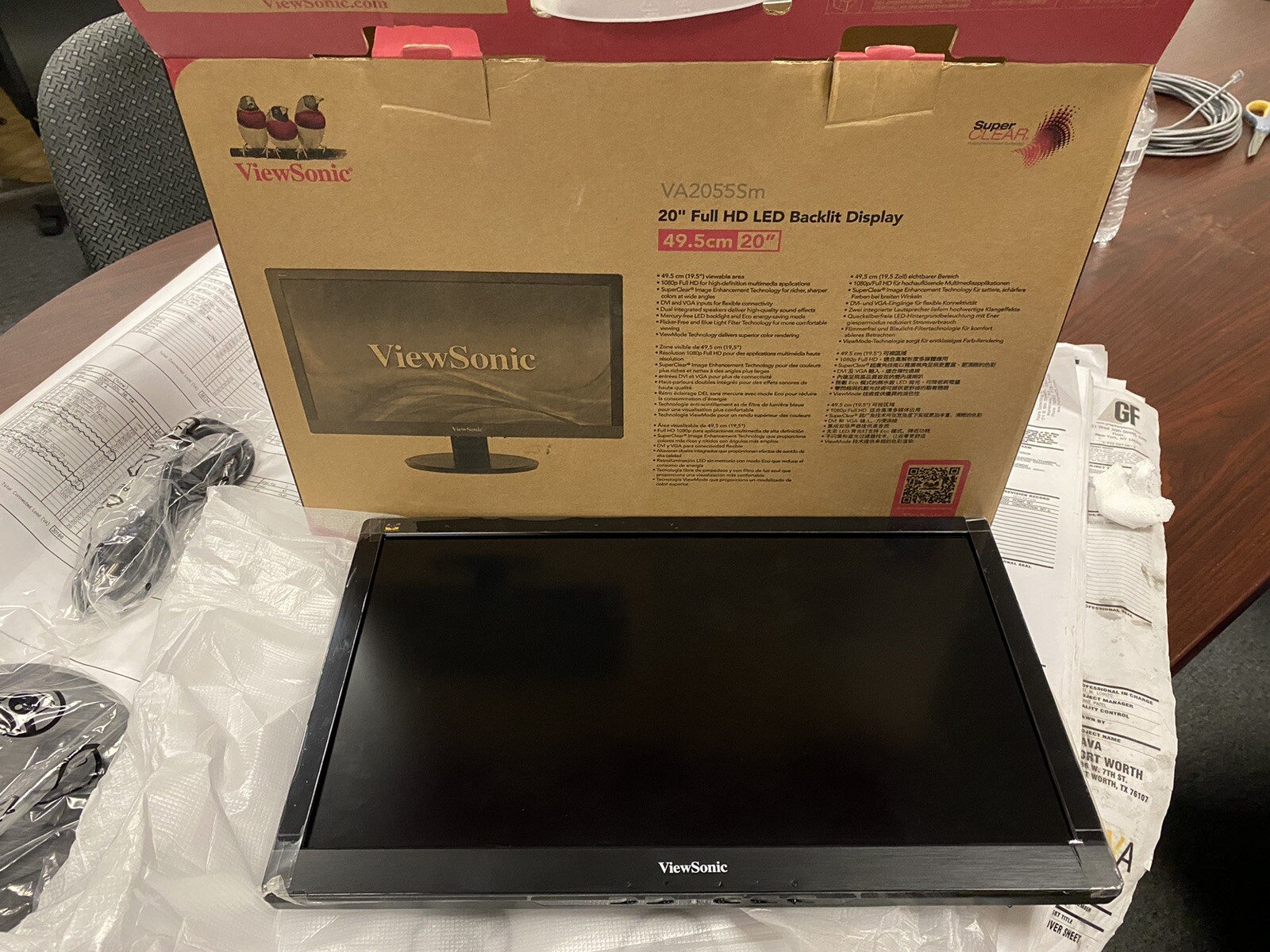 ViewSonic VA2055SM 20" LED Monitor