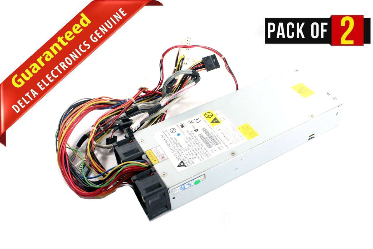 Lot of 2 Delta Electronics 350W Switching Power Supply DPS-350AB-5 B D54651-005