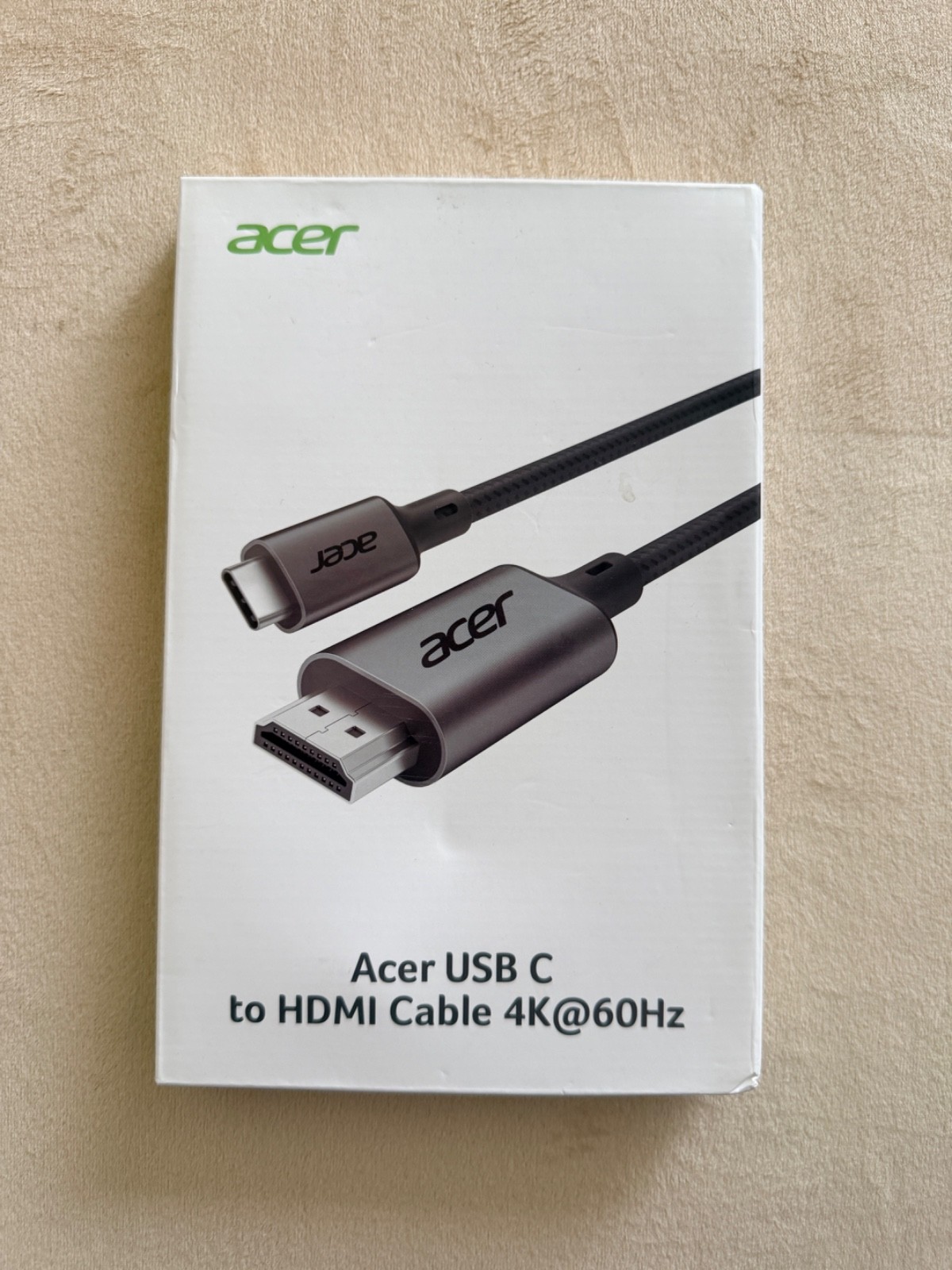 Acer USB-C to HDMI Cable 6.6ft for Home Office 4K@60Hz