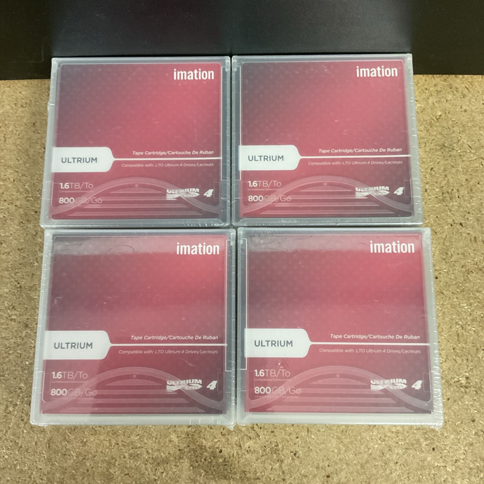Imation Ultrium LTO 4 Tape Cartridge Lot Of 4 Brand New Sealed