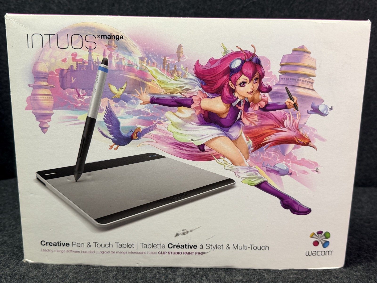 Wacom CTH-480 Intuos Small Creative Pen & Touch Tablet Excellent
