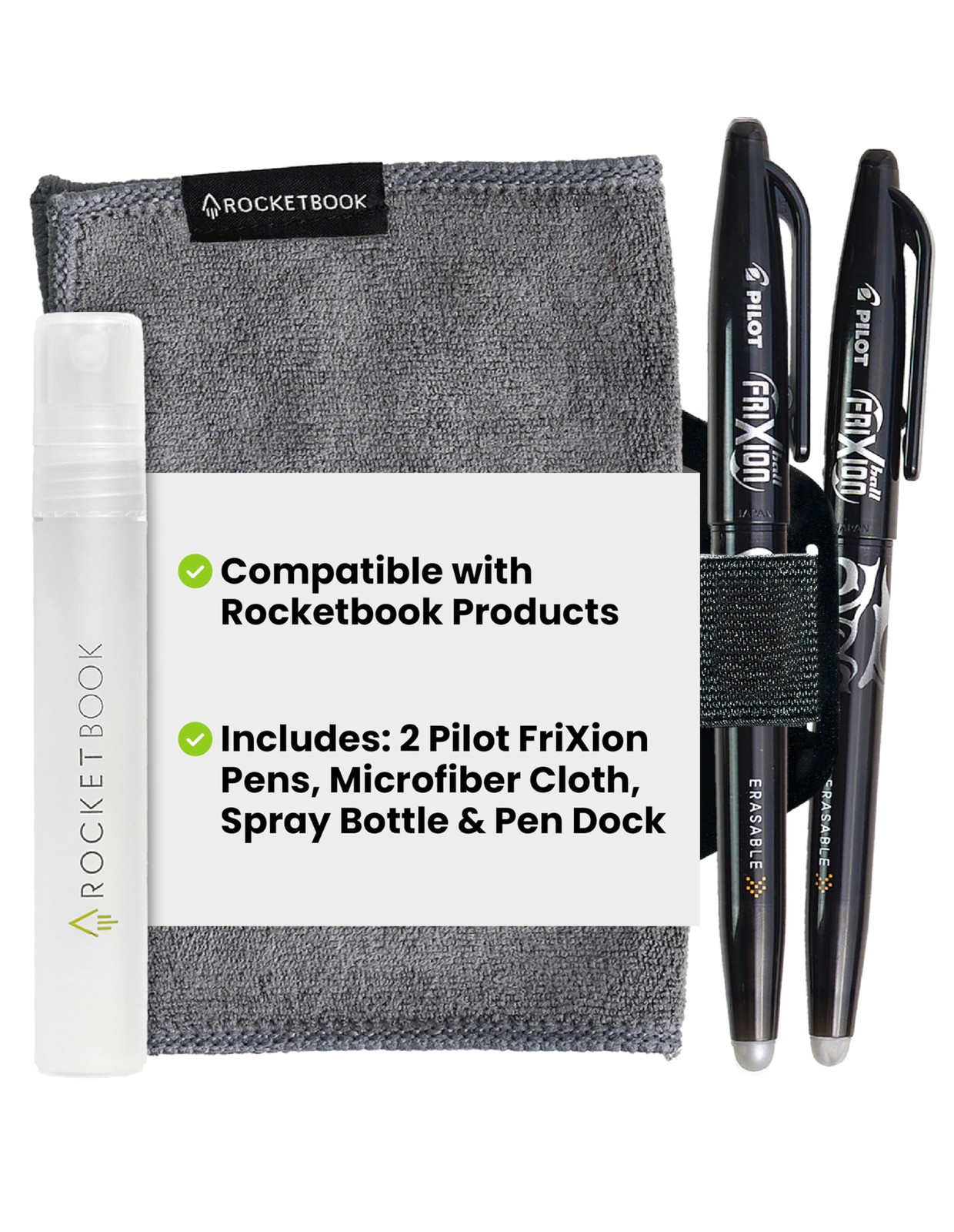Rocketbook Accessory Kit Compatible with Notebooks Planners Model ACC-K-A1
