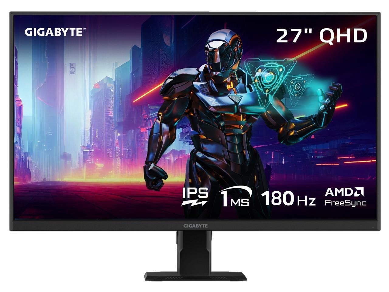 GIGABYTE 27 inch QHD 2K 1440P 180hz IPS with AMD FreeSync Premium 1ms HDR ready