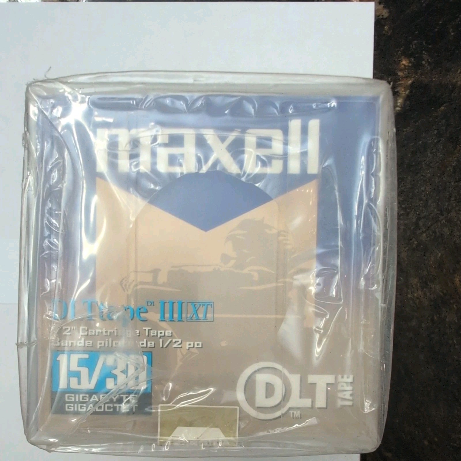 Lot of 7 MAXELL DLT TAPE 1/2" 15/30G Factory Sealed 