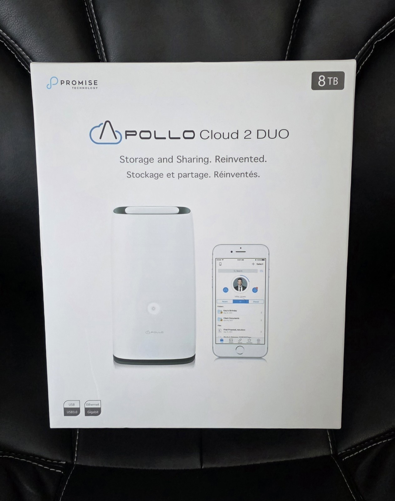 NEW Promise Apollo Cloud 2 Duo 8TB (2x4TB) Personal Cloud Storage - SEALED NIB