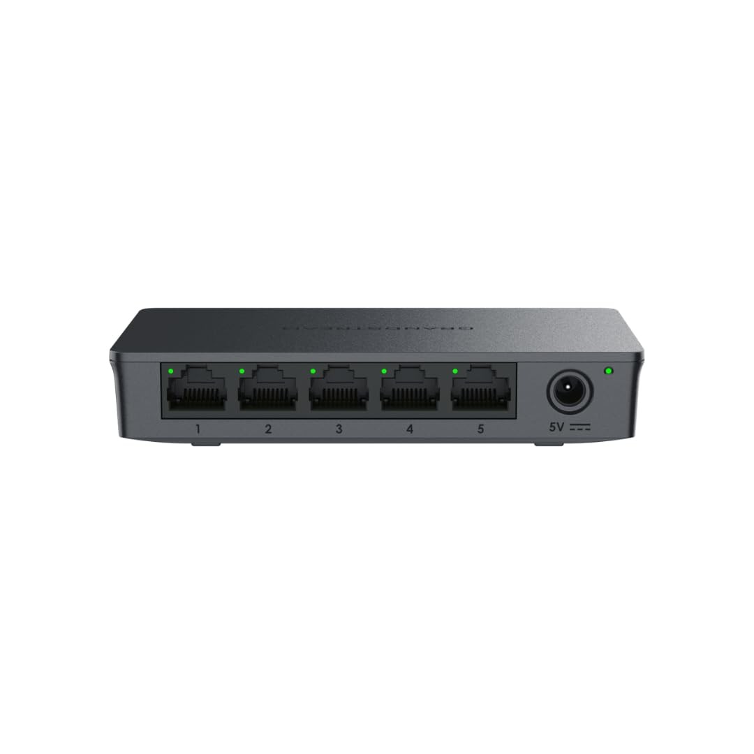 Grandstream GWN7700 5-Port Gigabit Unmanaged Ethernet Switch Plug & Play