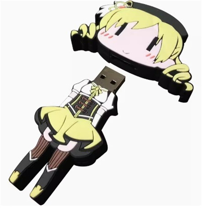 Puella Magi Madoka Magica Tomoe Mami USB Flash Disk 32G 64G For Computer Gift