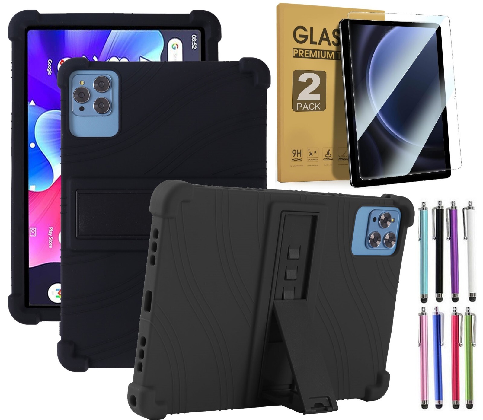 Case For CP20 GOLD  10 inch/ 10.1 inch Tablet Soft Silicone Kids Friendly Rubber