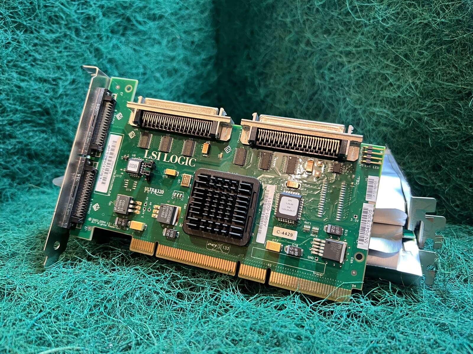 LSI LOGIC LSI22320BCS-HP LSI LOGIC DUAL CHANNEL CONTROLLER CARD