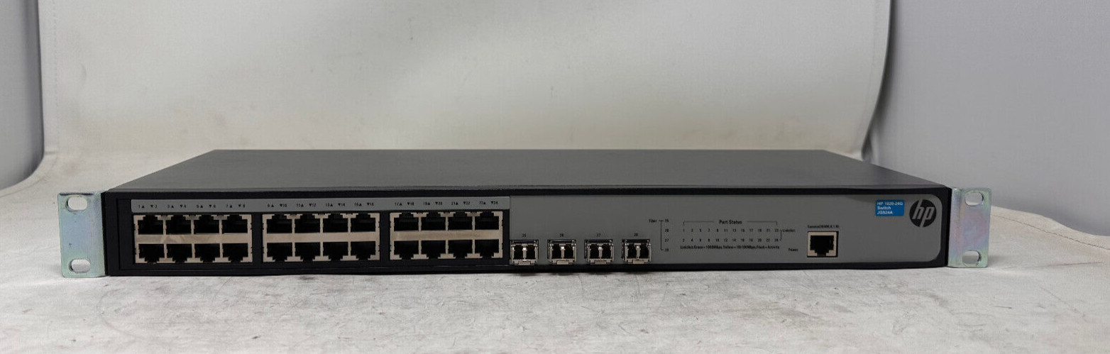HPE  (JG924A) 1920-24G  24-Ports Rack-Mountable Ethernet Switch 