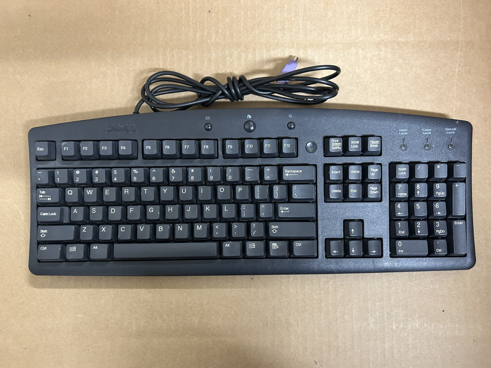 Dell Keyboard Model SK-8100 Black Wired USB Qwerty