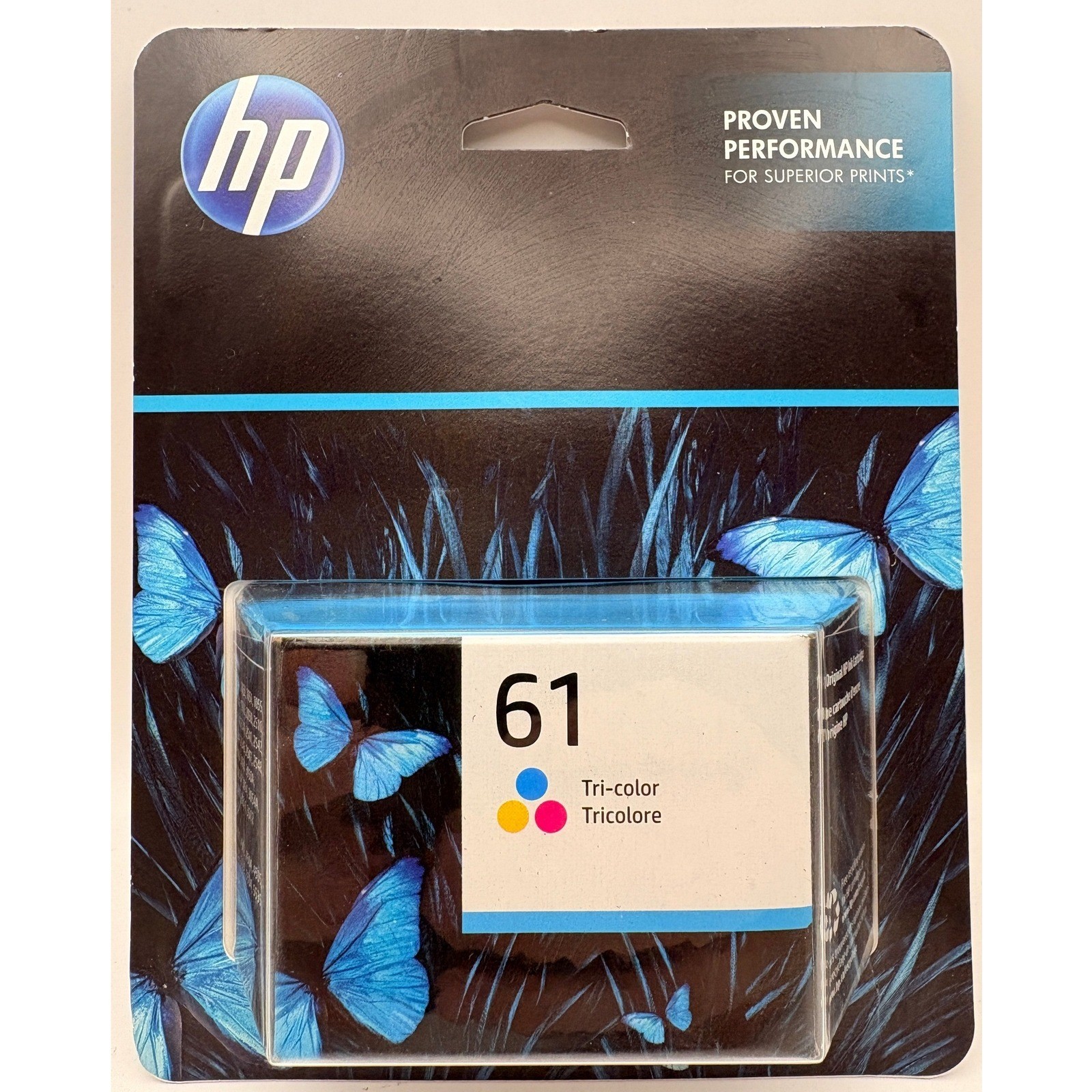 HP 61 Tri-color Original Ink Cartridge CH562WN New Sealed (EXP July 2024)