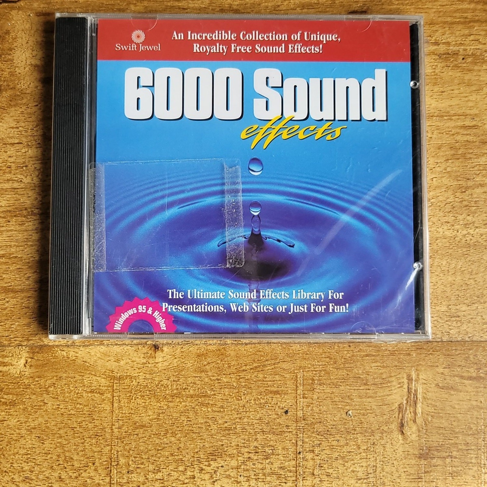 Vtg 1998 Swift Jewel 6000 SOUND EFFECTS PC CD Software