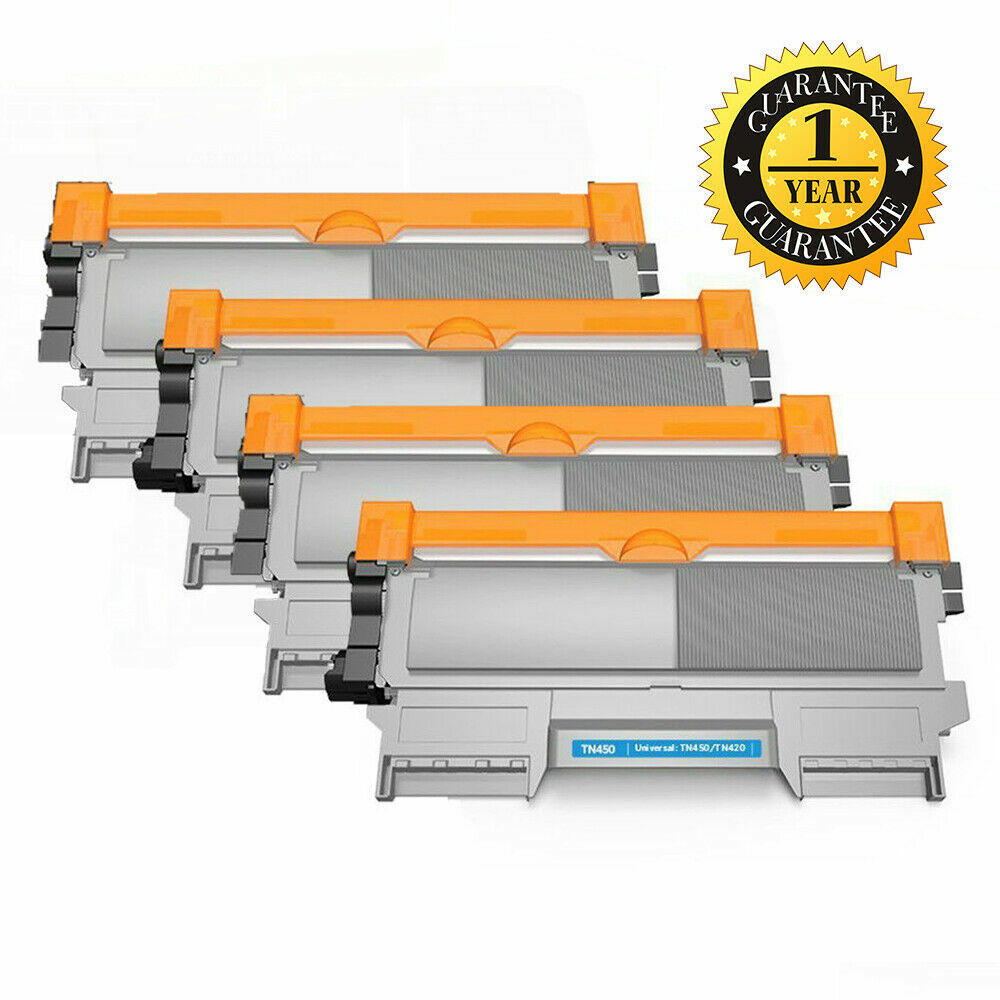 4PK TN450 TN420 High Yield Toner Cartridge For Brother Hl-2240 2270dw Hl-2280dw