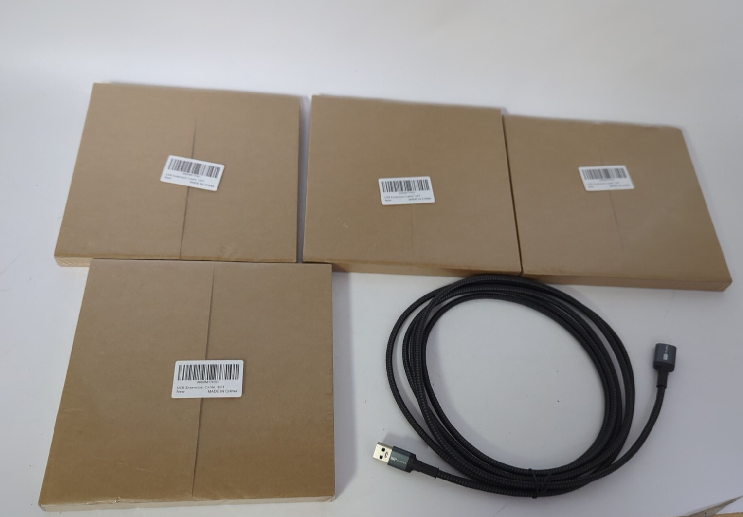 LOT OF 5 ITD ITANDA USB EXTENSION CABLE 10FT (Please see description)
