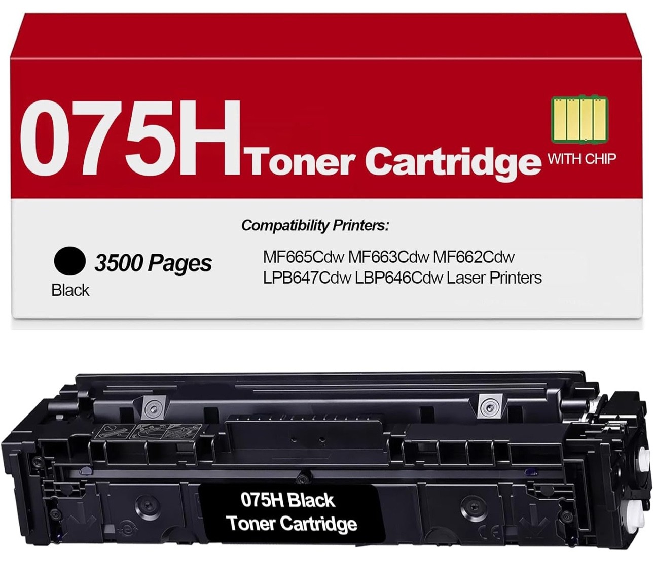 075H High Yield Black Toner Replacement Compatible MF665Cdw MF663Cdw