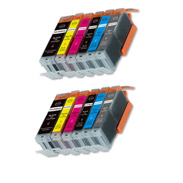 12 PK Ink Set w/ Chip works for PGI-270XL CLI-271XL Pixma MG7700 MG7720 TS8020