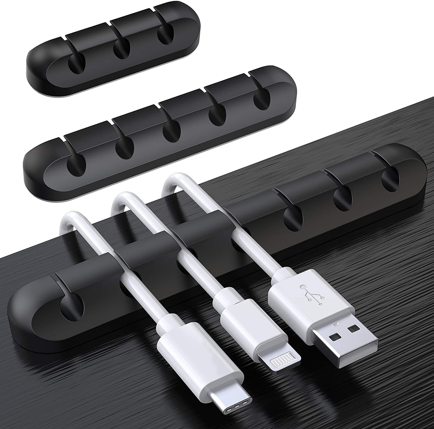 Clips De Soporte De Cable Clips Organizador De Cable Gestion De Cables 3 Paquete