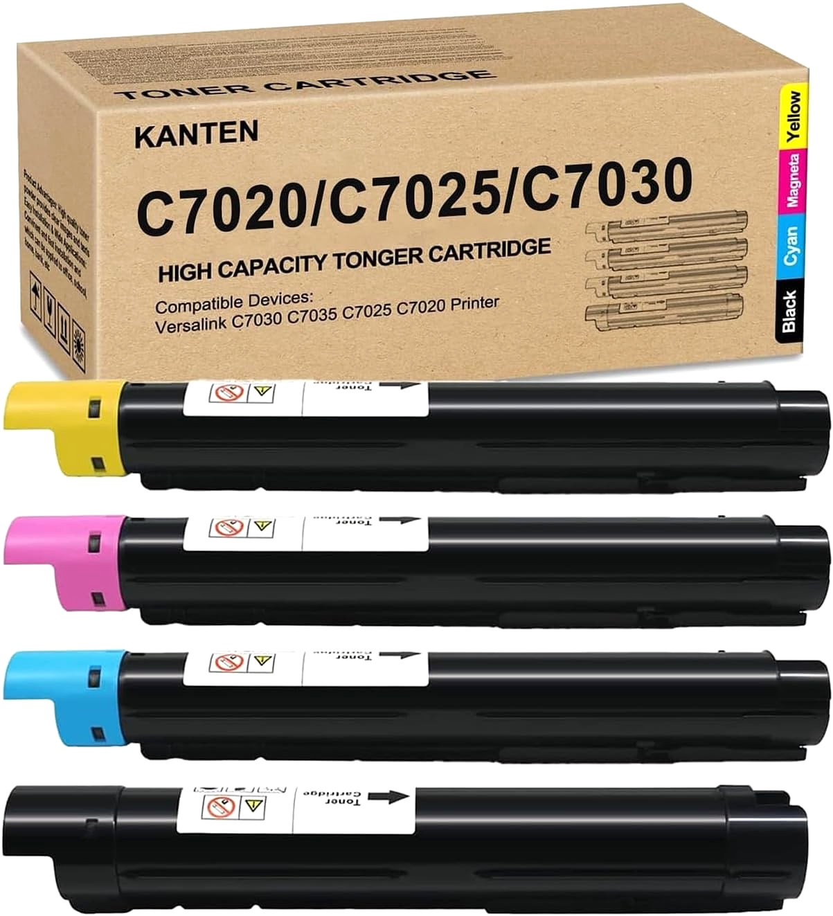 C7020 C7025 C7030 Toner Cartridge for Xerox VersaLink 106R03741-106R03744 KCMY