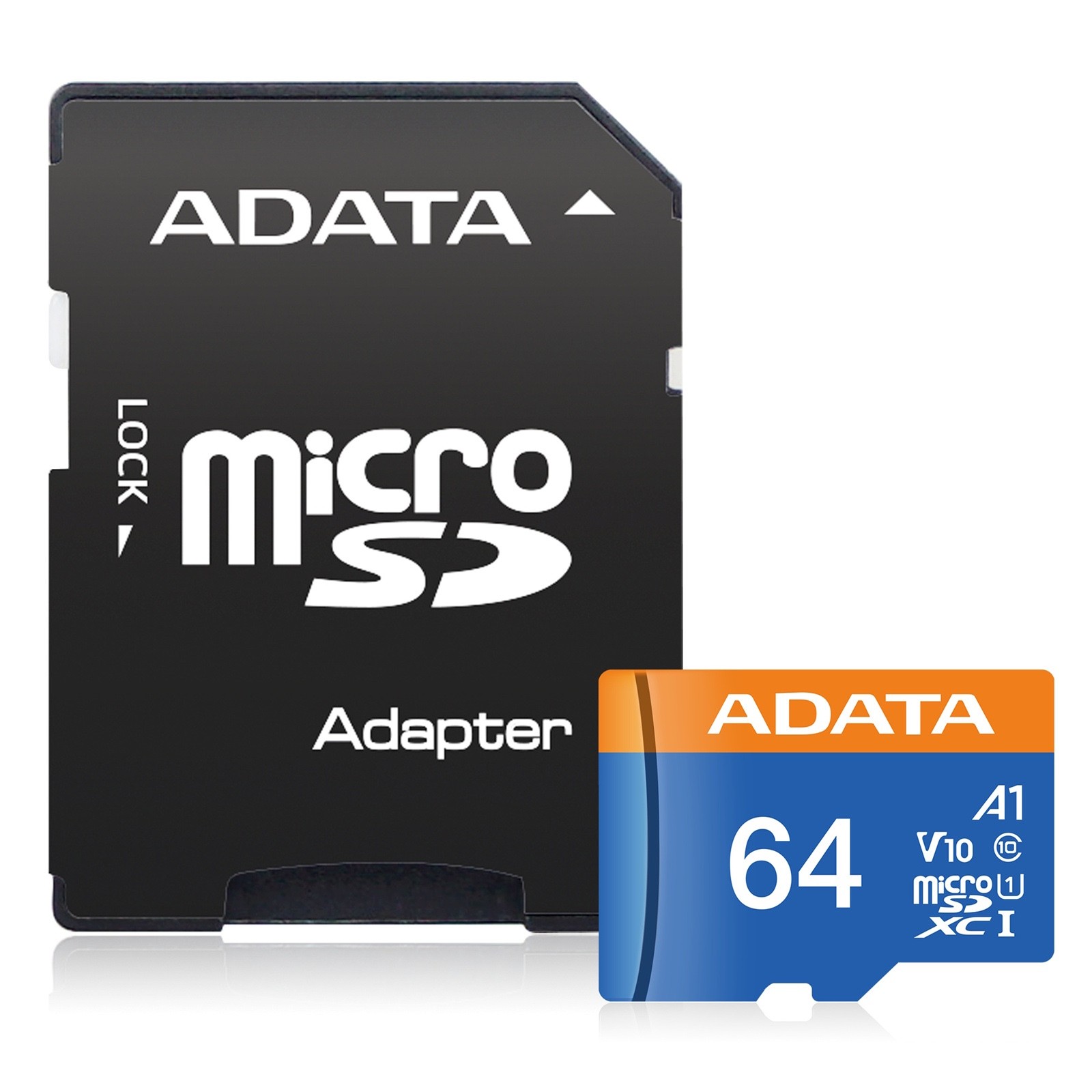 ADATA Technology 64GB Premier microSD/SDHC UHS-I A1 Memory Card with SD Adapter