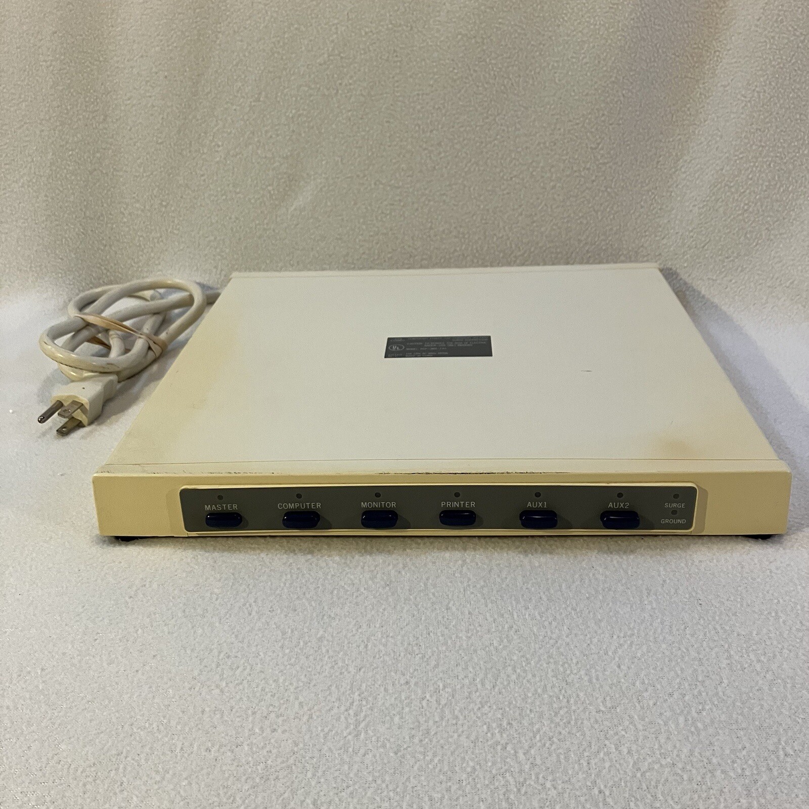 Model PCP-3MS-FAX SURGE SUPPRESSOR Vintage 15A 125V 60Hz 1875W - Tested