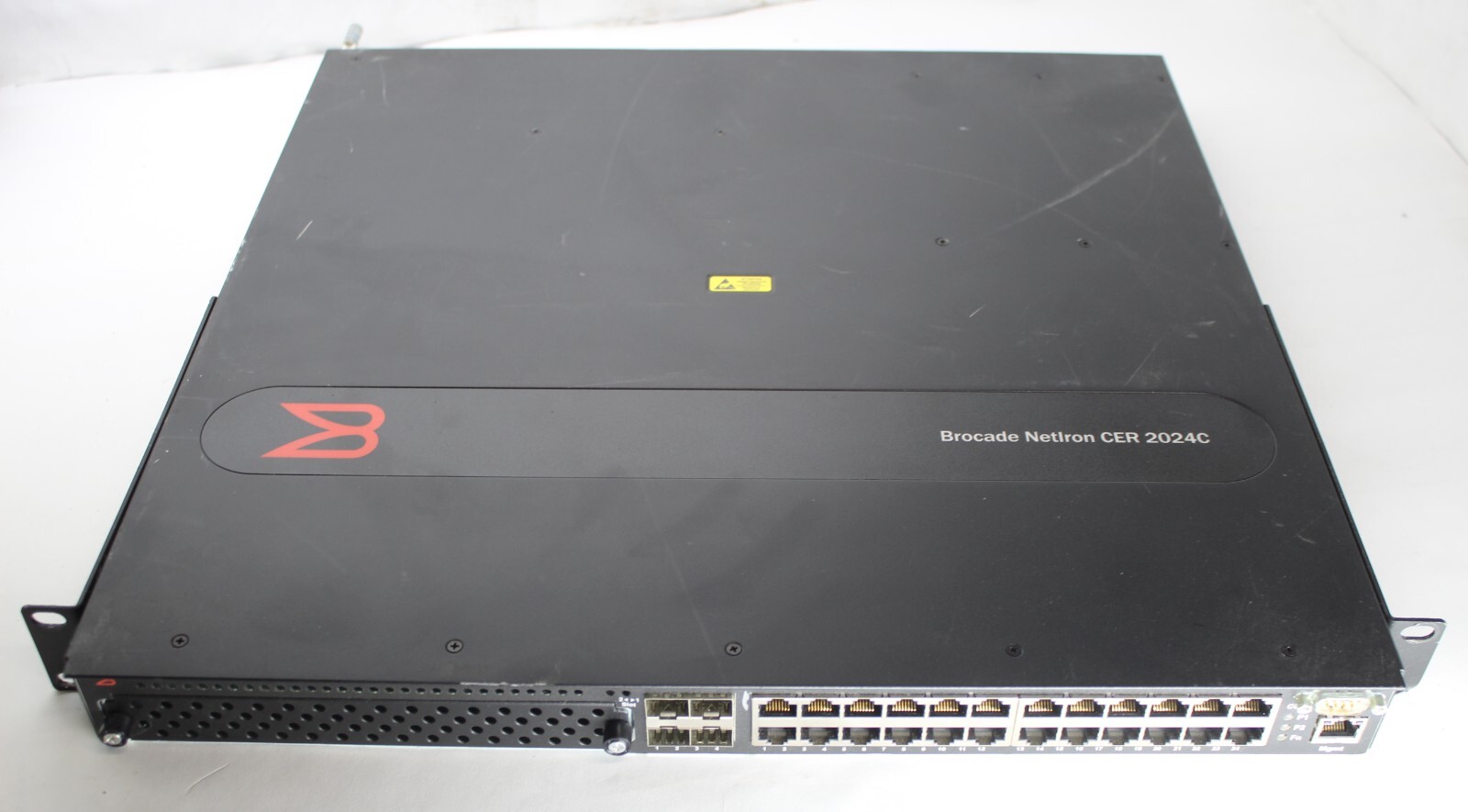 Brocade NI-CER-2024C-RT-AC NetIron 2024C 24-Port Ethernet Switch 80-1004905-04