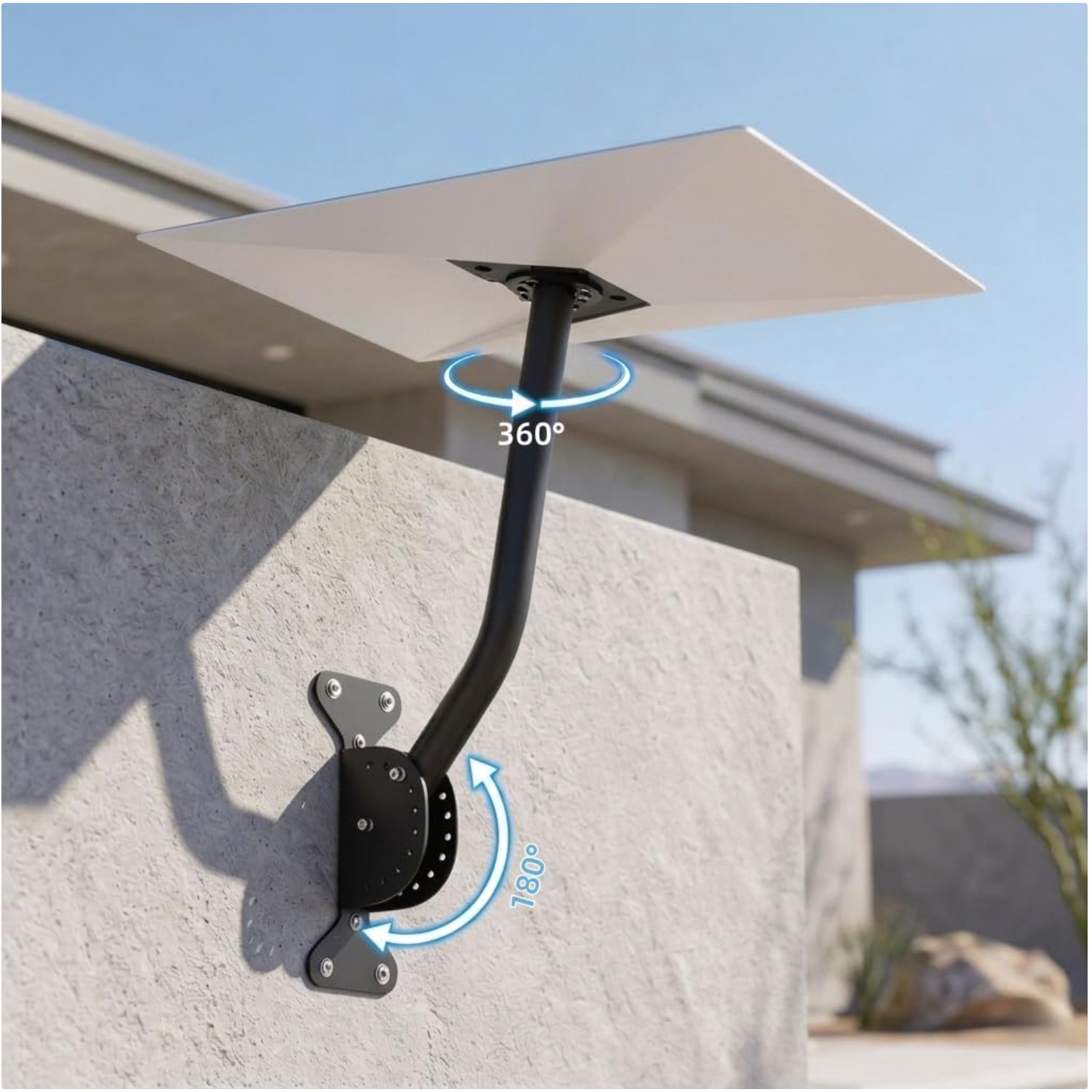 Versatile Heavy Duty Starlink Roof Mount with Adjustable Arm for Optimal Install