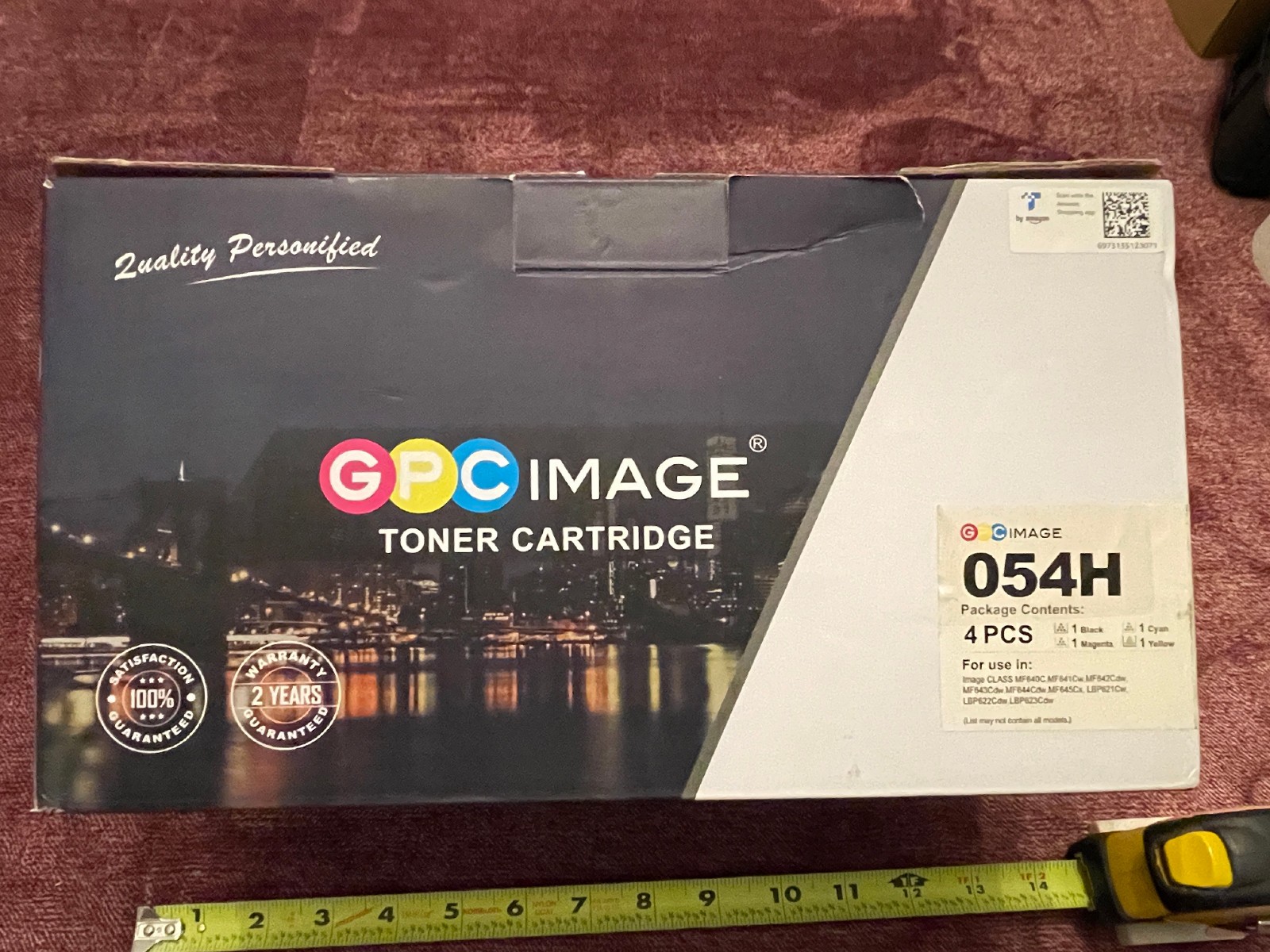 GPC Image 054H Color Toner Cartridge 4pk (BK,C,Y,M) Image Class MF640C