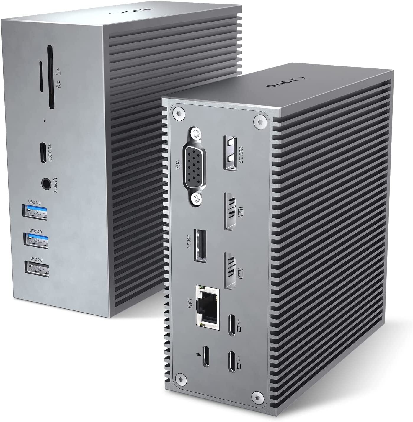 Docking Station, QIYO 16 in 2 USB C Docking Station Dual Monitor for MacBook Pro