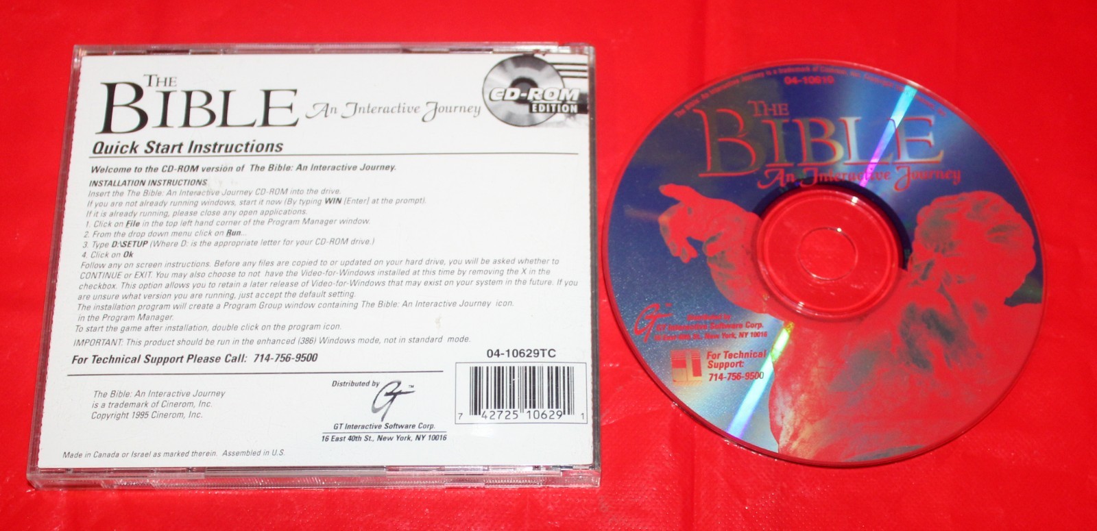 The Bible: An Interactive Journey (PC) No Front Insert - We Combine Shipping