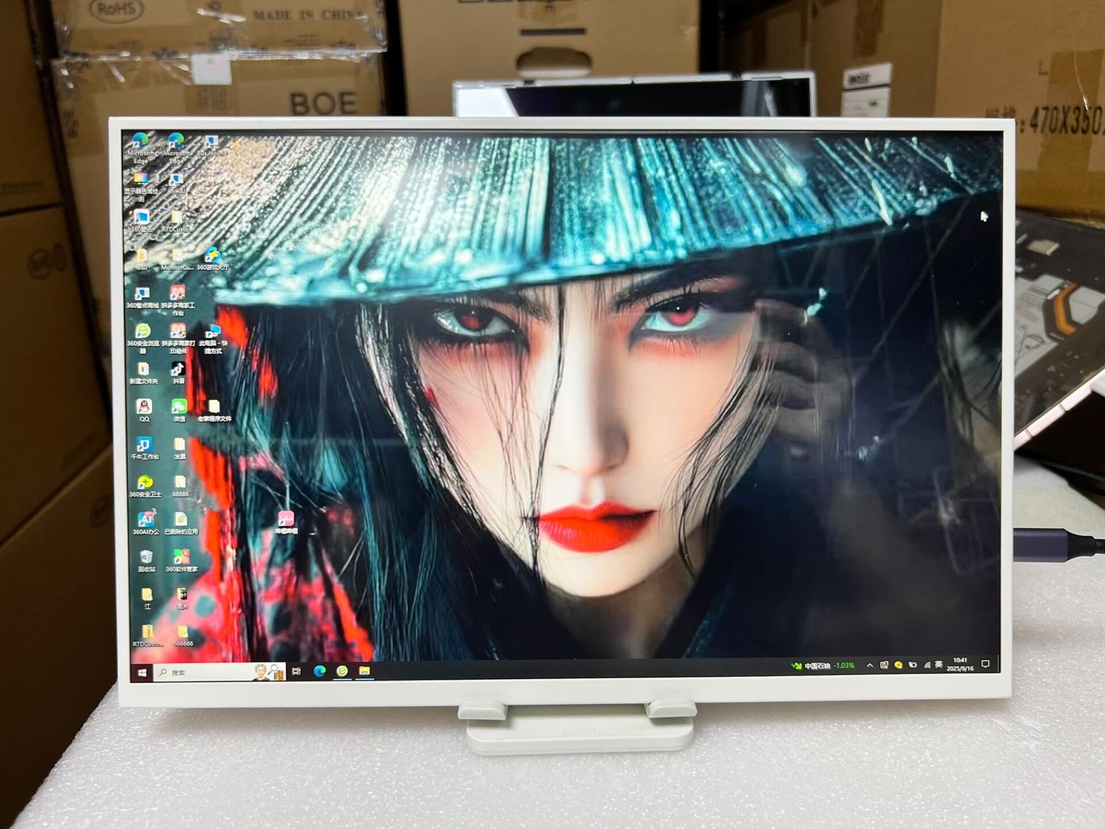 14 Inch 1920x1200 IPS Touchscreen Monitor USB-C HDMI 400 Nits Portable Display